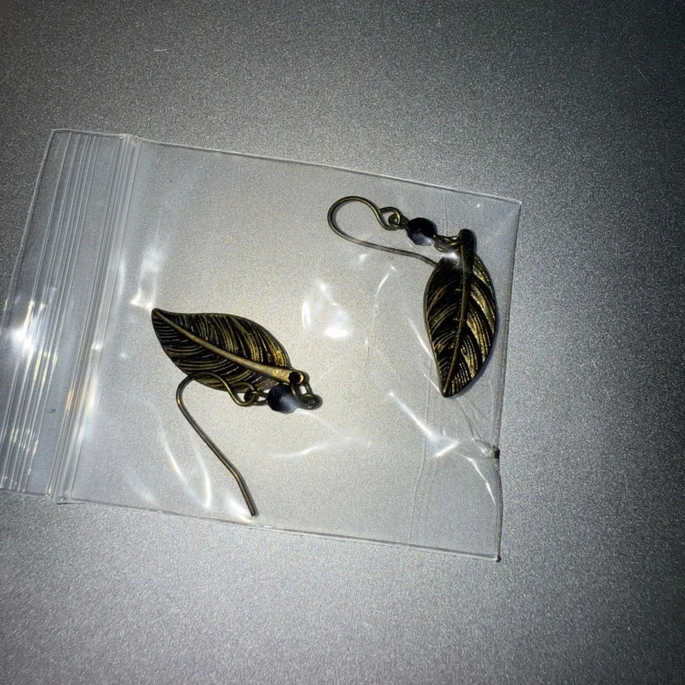Elegant Leaf Design Earrings